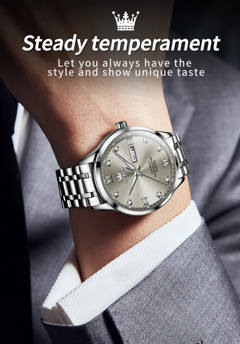 OLEVS 9946 Automatic Mechanical Watch description image 3