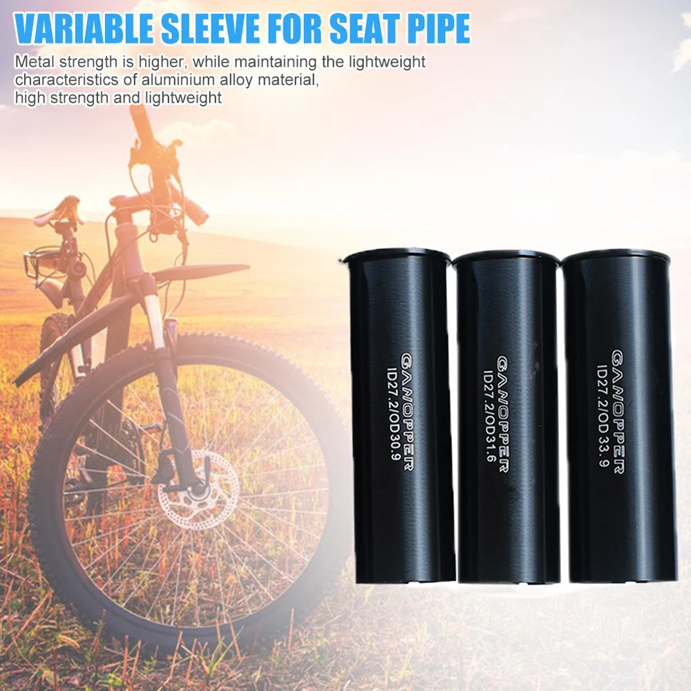 

Bike Road Bike Light weight Post Tube Adapter Seat Post Shim Seat Tube Reducer Bicycle Seatpost Sleeve Reducing Sleeve