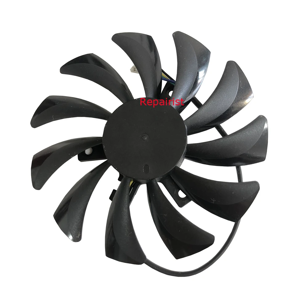 GPU 쿨러, 그래픽 카드 팬, MSI RX460 RX550 RX560 2GB 4GT LP OC 용 HA5510H12SF-Z, HA9010H12F-Z MSI RX 560 550 AERO ITX 용
