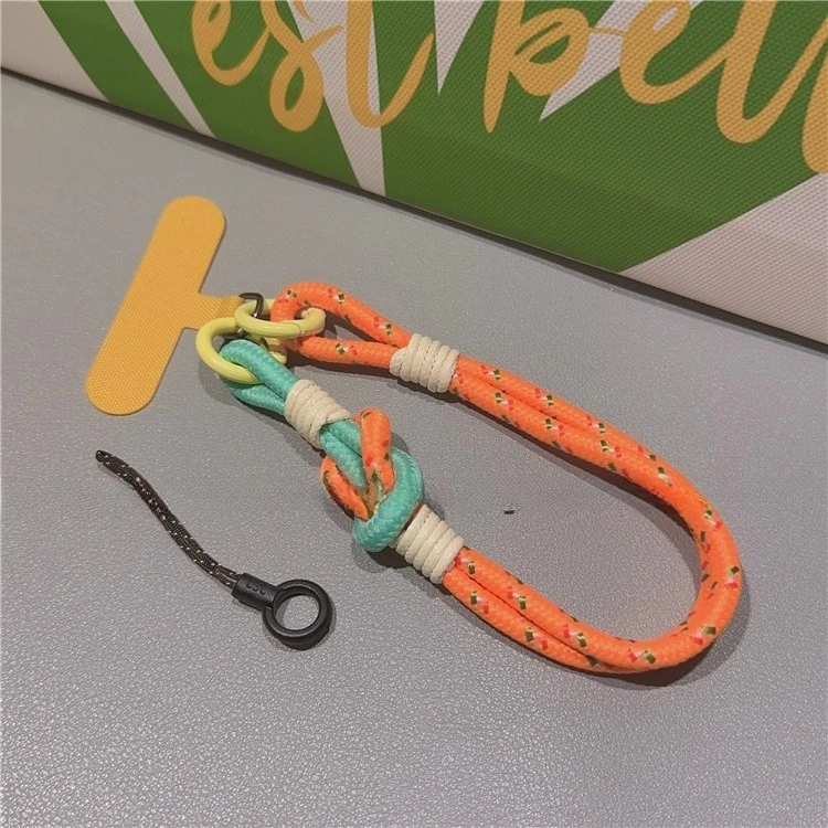 Handgewebte Handy Universal Lanyard Handgelenk Strap Outdoor Sport Bequeme Sicherheit Anti-drop Seil Kurze seil männer frauen Gril – Detail 13