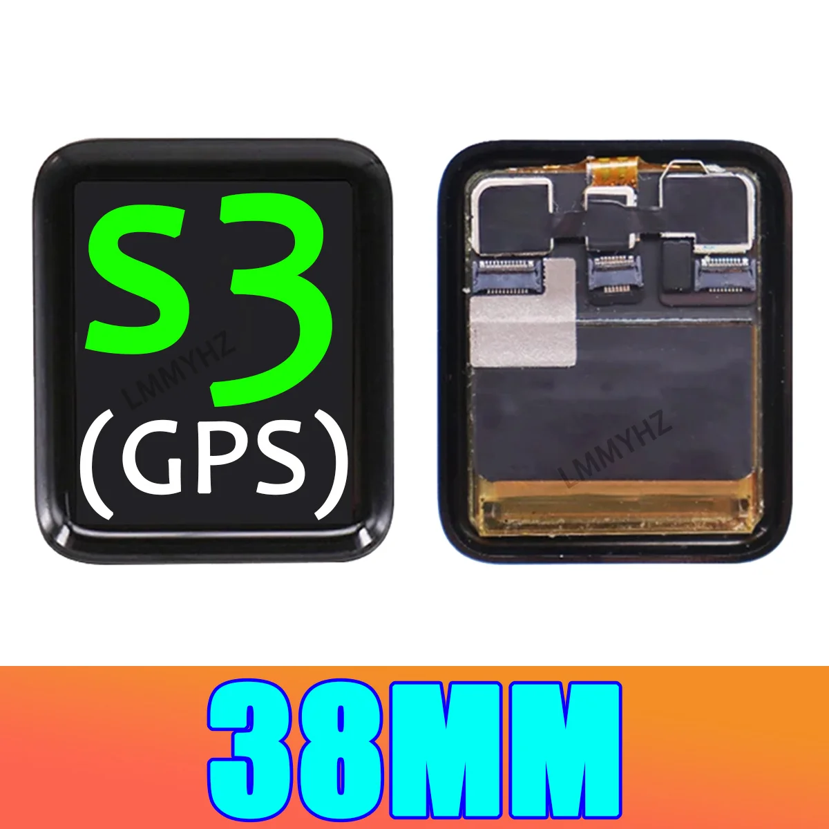 100% ׽Ʈ  AMOLED LCD,  ġ ø 3 , LCD ġ ũ ÷ Ÿ  ü, iWatch S3 LCD 42mm 38mm