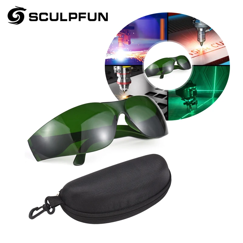 Professional Laser Safety Glasses 190-470nm 610-760nm Wavelength Blue/Red/Purple Light Eyewear With Case laser goggles