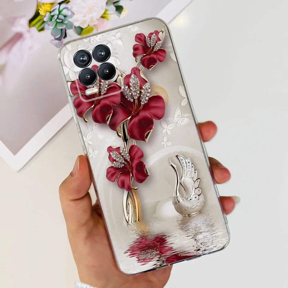 Fashion Butterfly Flower Soft Silicone TPU Phone Case