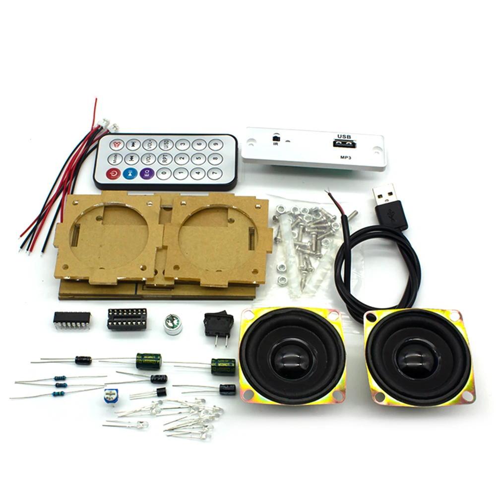 自作bluetooth スピーカーセット DIY-Bluetoothスピーカーキット,2x3W,電子機器,はんだ付け