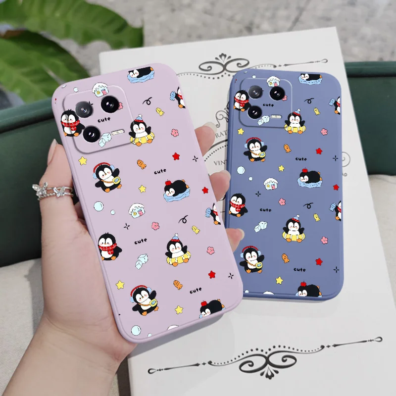 Adorable Penguin Silicone Phone Case - Fun and Durable Cover