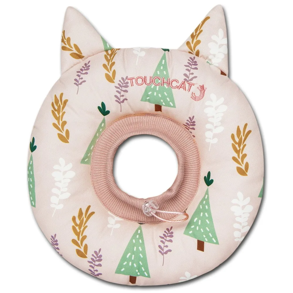 

Touchcat ® 'Ringlet' Licking and Scratching Adjustable Pillow Cat Neck Protector