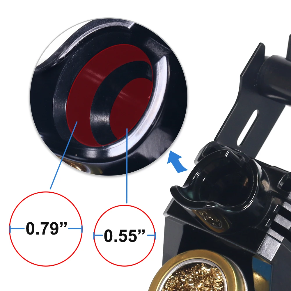Soldering Iron Stand Silverflo Soldering Iron holder Electric Solder Station Stand Welding Accessories With Mental Cleaning Ball and Cleaning Sponge