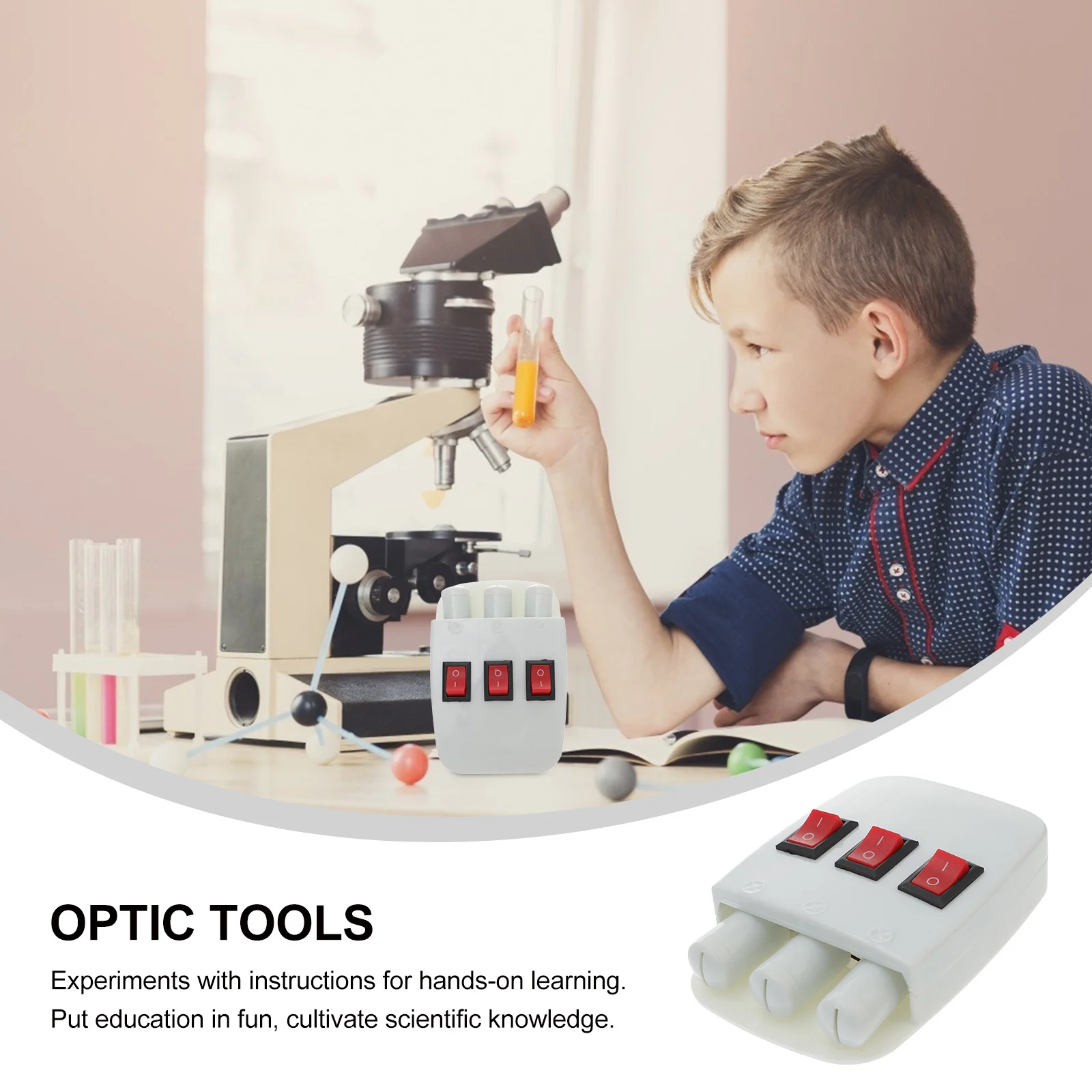Three Light Source Apparatus Three Way Semiconductor Physics Lab Teaching Instruments Optics Equipment Educational Supplies
