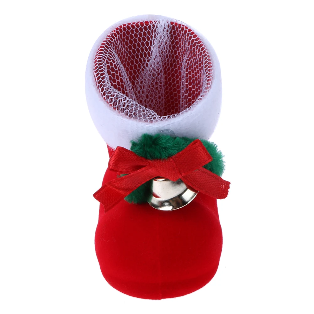 Christmas Candy Gift Bag Home Party Decor Christmas Santa Claus Candy Boots Kids Child Mini Xmas Tree Decoration
