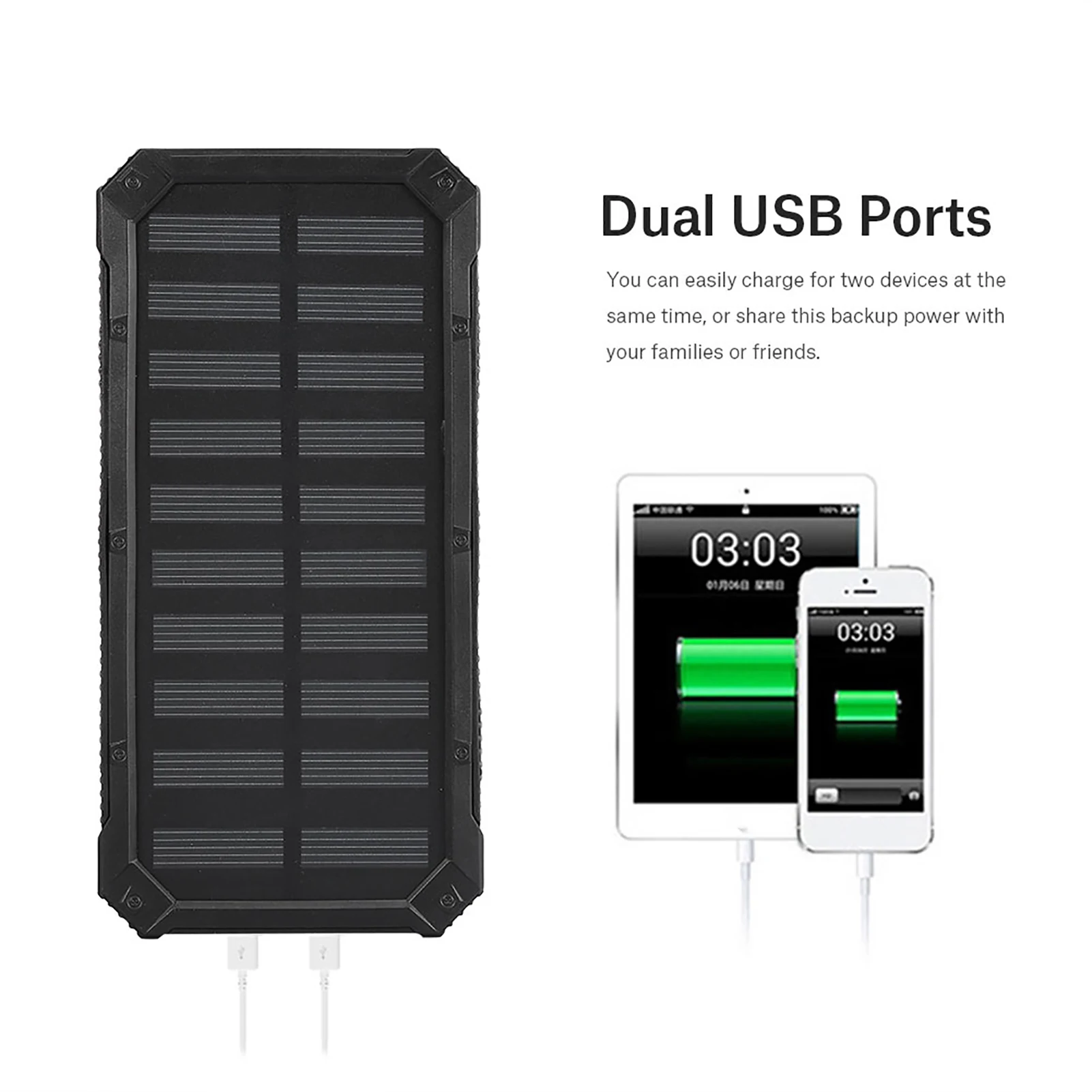 Mobile Power Bank Portable 20000mAh Fast Charging Dual USB Polar Mobile Power Bank Case DIY Kit mobile power bank