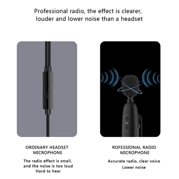 Wireless Lavalier Microphone Noise Cancel Low Latency Mini 3.5Mm Receiver For Youtube Live Broadcast Phone Microfone 2