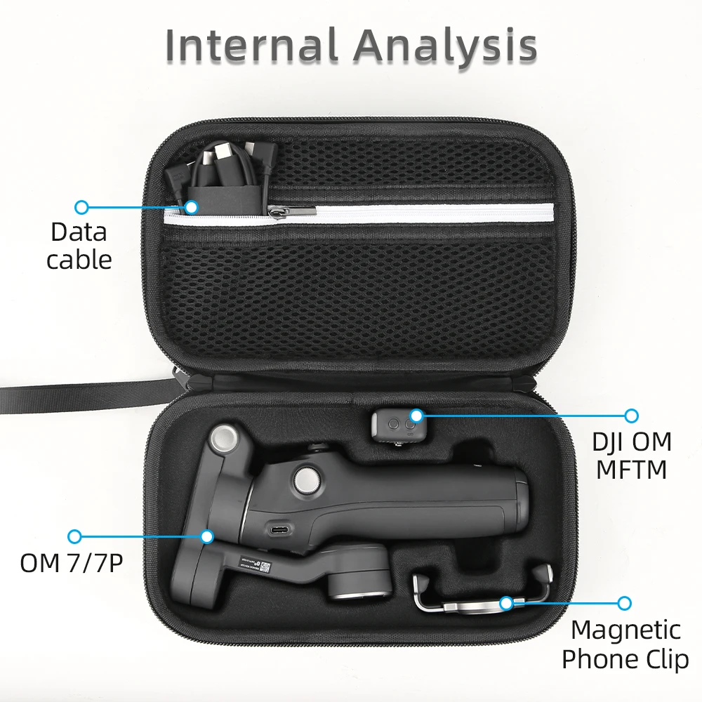 Portable Carrying Case For DJI Osmo Mobile 7/7P Storage Case Bag