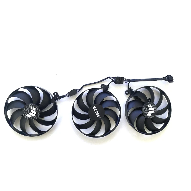Ventiladores com Placa Gráfica Asus Tuf Rtx 3060 ti 3070 3080 3090 cf 9010u12d Pcs Novo 3pcs - Imagem 4