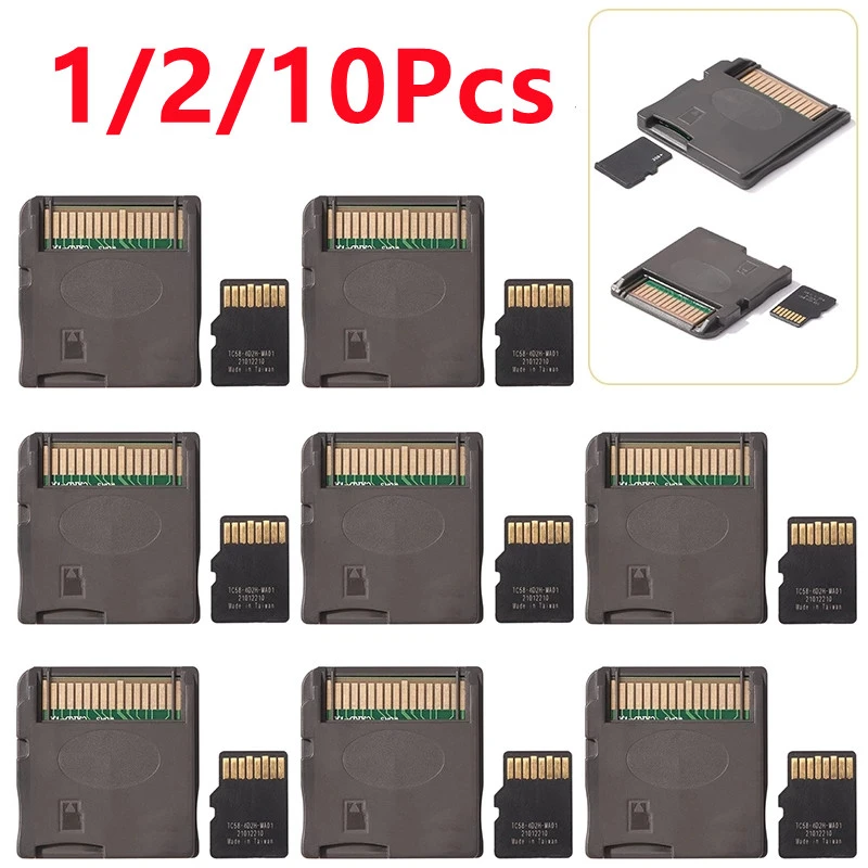 1/10pcs R4 Video Games Memory Card Download For Nintend Nds Ndsl R4 R4i Ds  Burning Card Game Flashcard Adapter Supports 2gb Tf - Memory Cards -  AliExpress