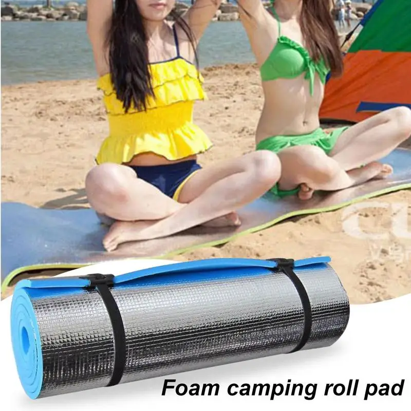 Yoga Mat Thick Camping Mat Waterproof Workout Soft Rebound Versatile Foam Camping Pad for Fitness Yoga Beach Grass
