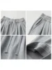 CHIC VEN Women Pants New Elastic Waist Drawstring Sports Loose Female Trousers Plush Full Long Thick Pant Autumn Winter 2024 4