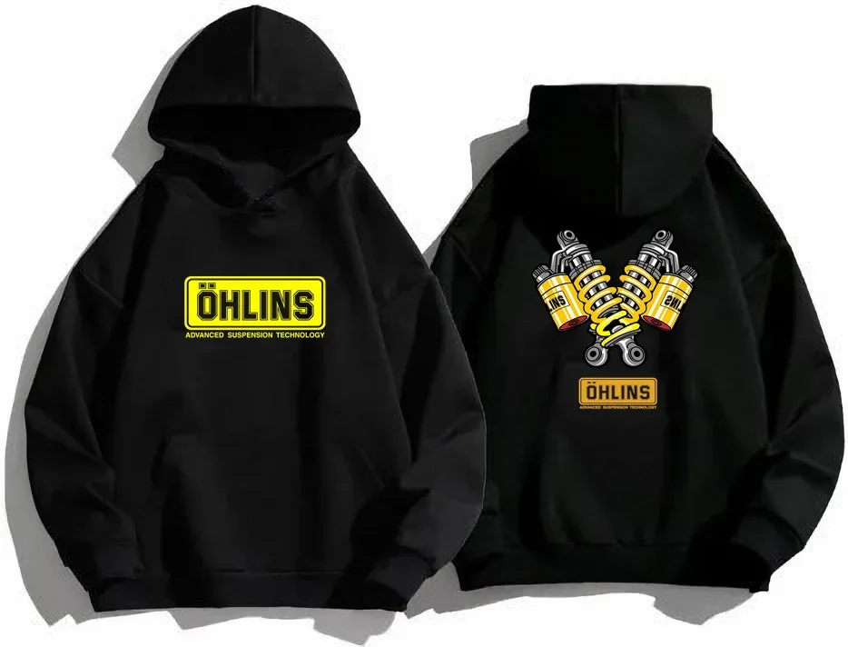 Felpa Con Cappuccio Da Uomo Ohlins Sports Racing Top Reversibile Shock Ohlins Rxf34 M.2 Felpa Con Cappuccio Da Uomo Stampata Con Cappuccio Comfort