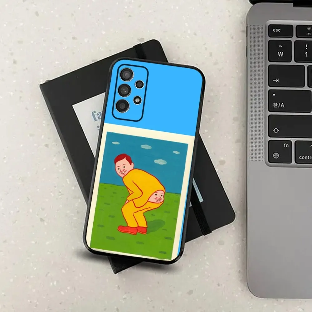 Art Joan C-Cornella Funny Phone Case For Samsung S24,S21,S22,S23,S30,Ultra,S20,Plus,Fe,Lite,Note,10,9,5G Black Soft Cover