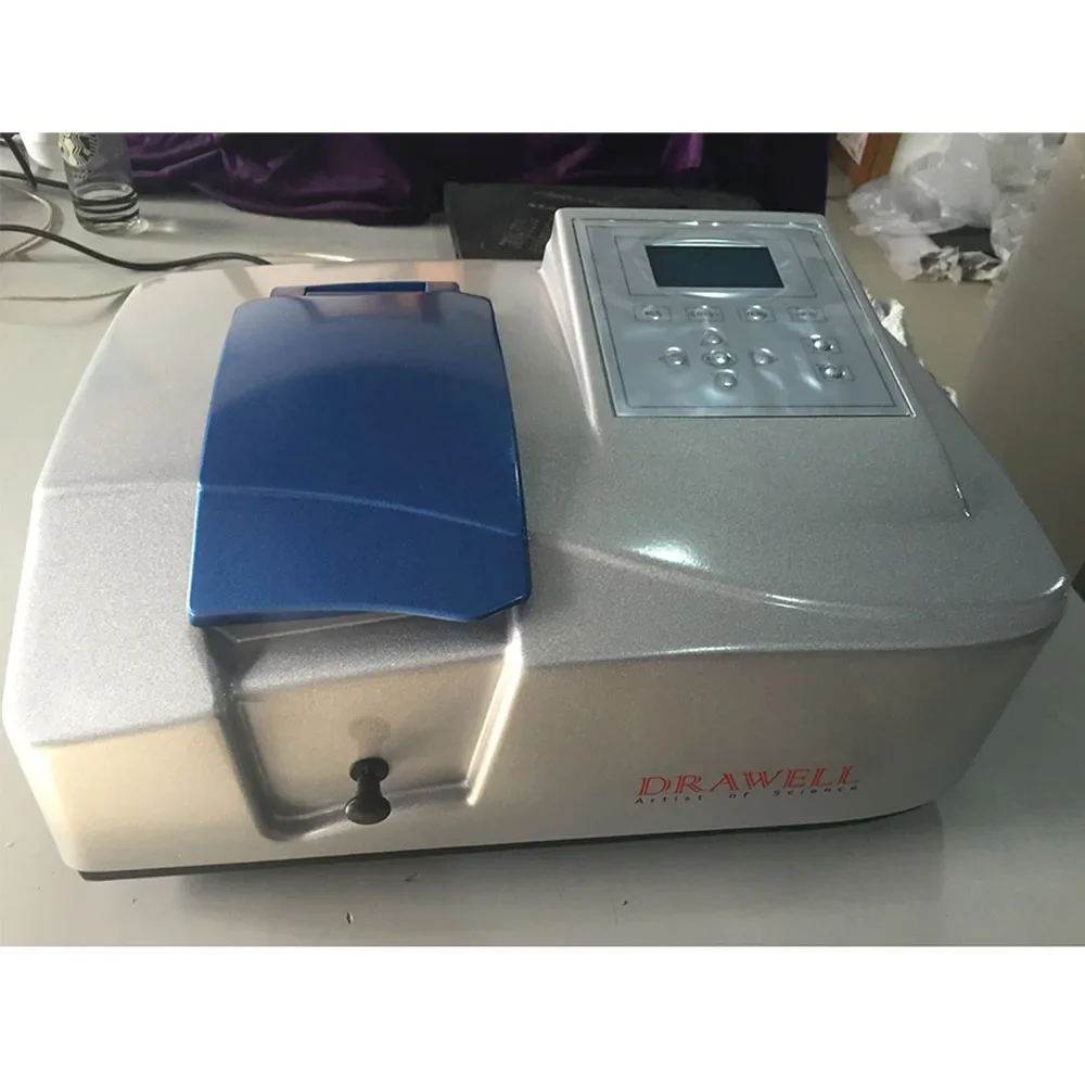 UV/VIS Spectrometer Price Laboratory 320-1100nm Single Beam UV-VIS UV VIS Spectrophotometer 2
