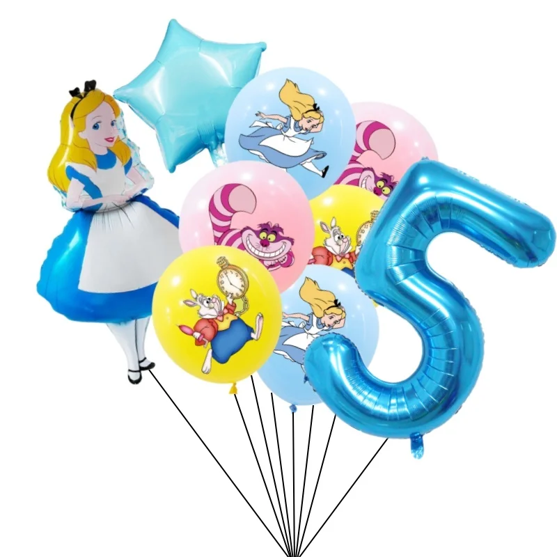 Alice in Wonderland Balloon Set 6