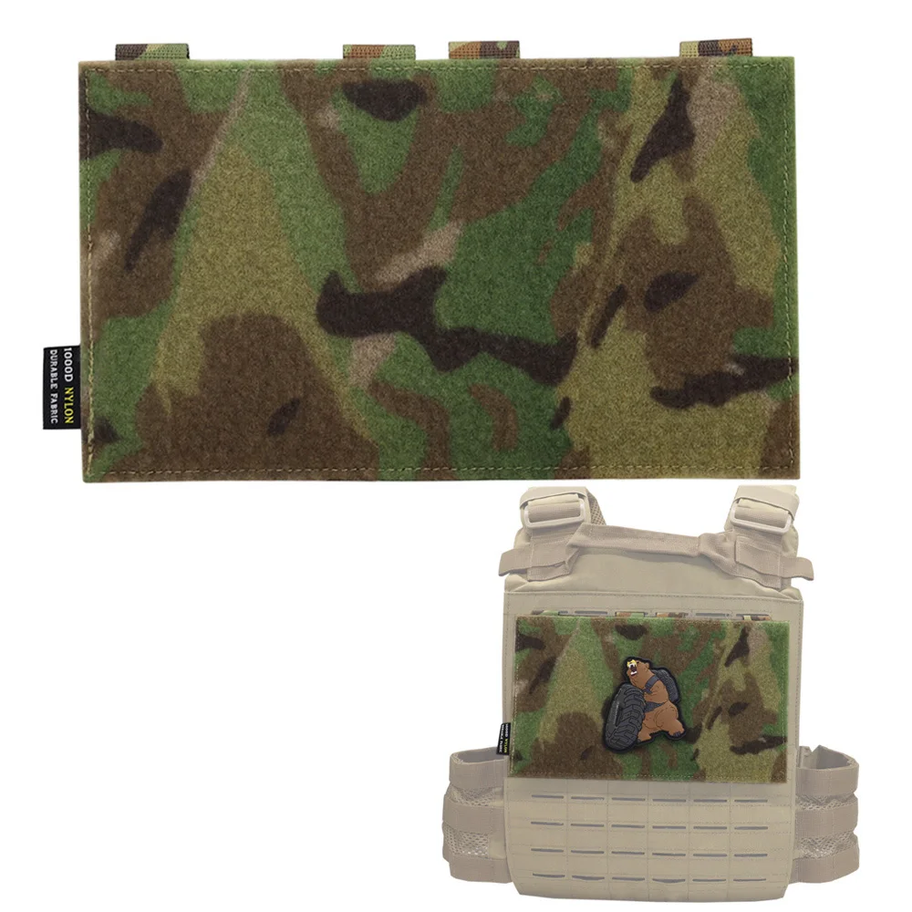 Panneau adaptateur MOLLE 1000D pour patchs pêche - Conversion Hook&Loop pour équipement tactique