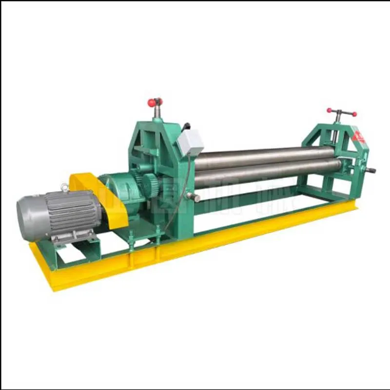 

3*1300 simi automatic plate rolling machine,plate roller bending machine