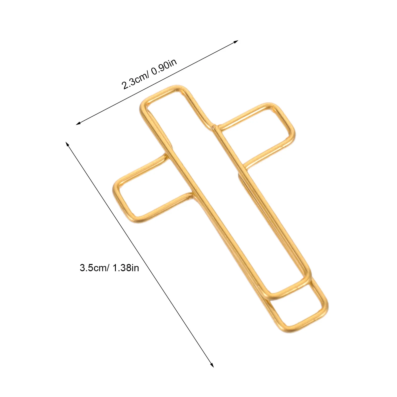 120Pcs 크로스 종이 클립 다채로운 기독교 장식 클립 성경 연구 사무실 홈 저널링 북마크 성경 연구