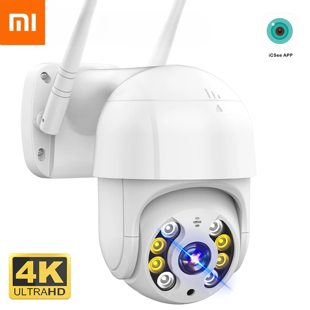

Xiaomi Wireless IP Camera Outdoor Security Wifi PTZ Camera 4MP HD Auto Tracking Video Surveillance CCTV Camera P2P iCsee APP