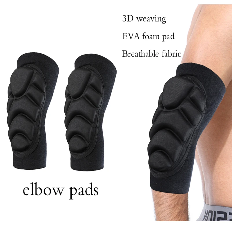 1Pair Professional Ski Protection Elbow Pads Cycling Exercise Snowboard Elbow Support Basketball Volleyball Arm Protector