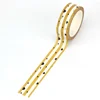 NEW 1PC 10M Decor Heart on a striped yellow and white Washi Tape for Scrapbooking Diary Adhesive Masking Tape Stationery 1