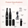 Portable Electric Eyebrow Trimmer Rotatable Head Eyebrow Trimmer God Rechargeable Model Baby Shaving Electric Eyebrow Trimmer 6