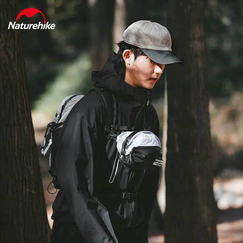 네이처하이크 야외 여행 허리 가방 스포츠 가방, 자전거 낚시 하이킹 경량 가방, 방수 캠핑, 5L 숄더백 