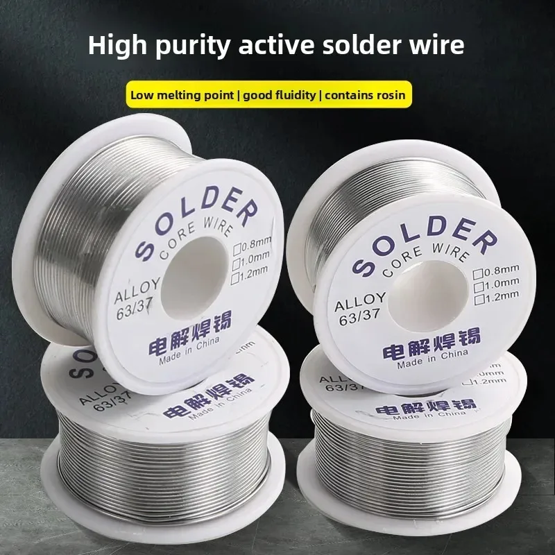 0.8/1.0mm 100g Solder Wire Desoldering Tools Solder Wire Welding Electric Solder Tin Soldering Iron
