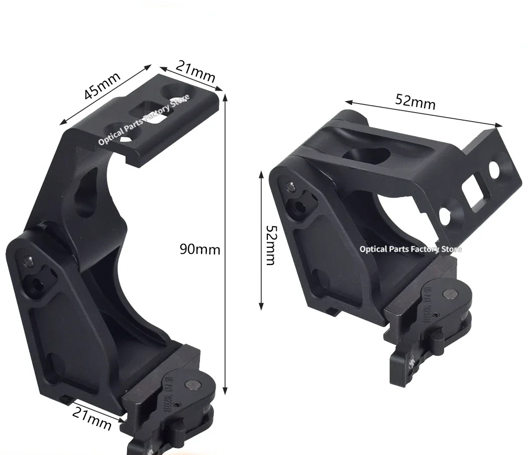 Tactical UN FTC Mount For G33 G43 Magnifier Riser Scope Mount For 551 552 553 558 Holographic Red Dot SIight FAST Riser Mount 5