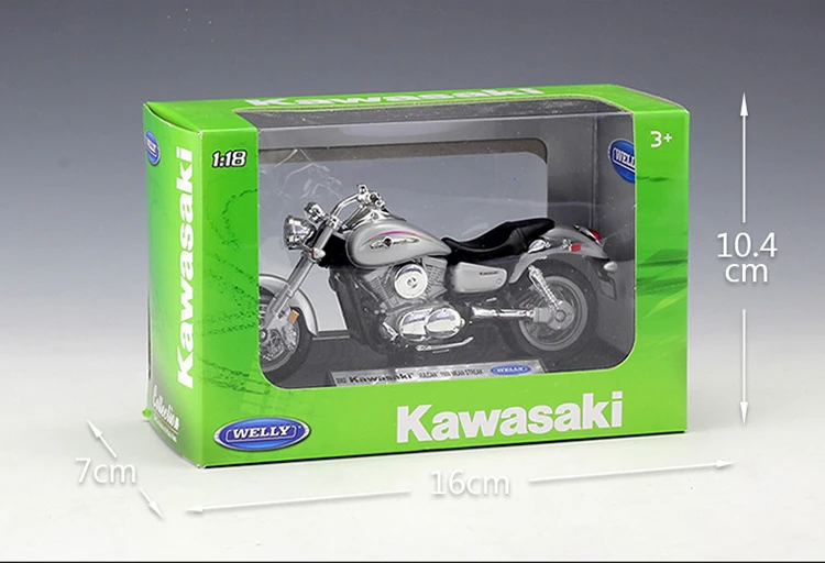 Kawasaki Z1000R Modell 1:18 - Detailgetreu Mit Beweglichen Teilen