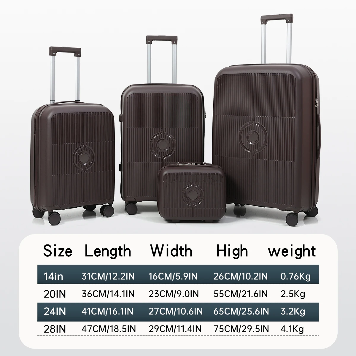 Women's Suitcase 20"24" 28" Inch Men's Retro Trolley Bag Travel Suitcase Boarding Suitcase Roller Suitcase