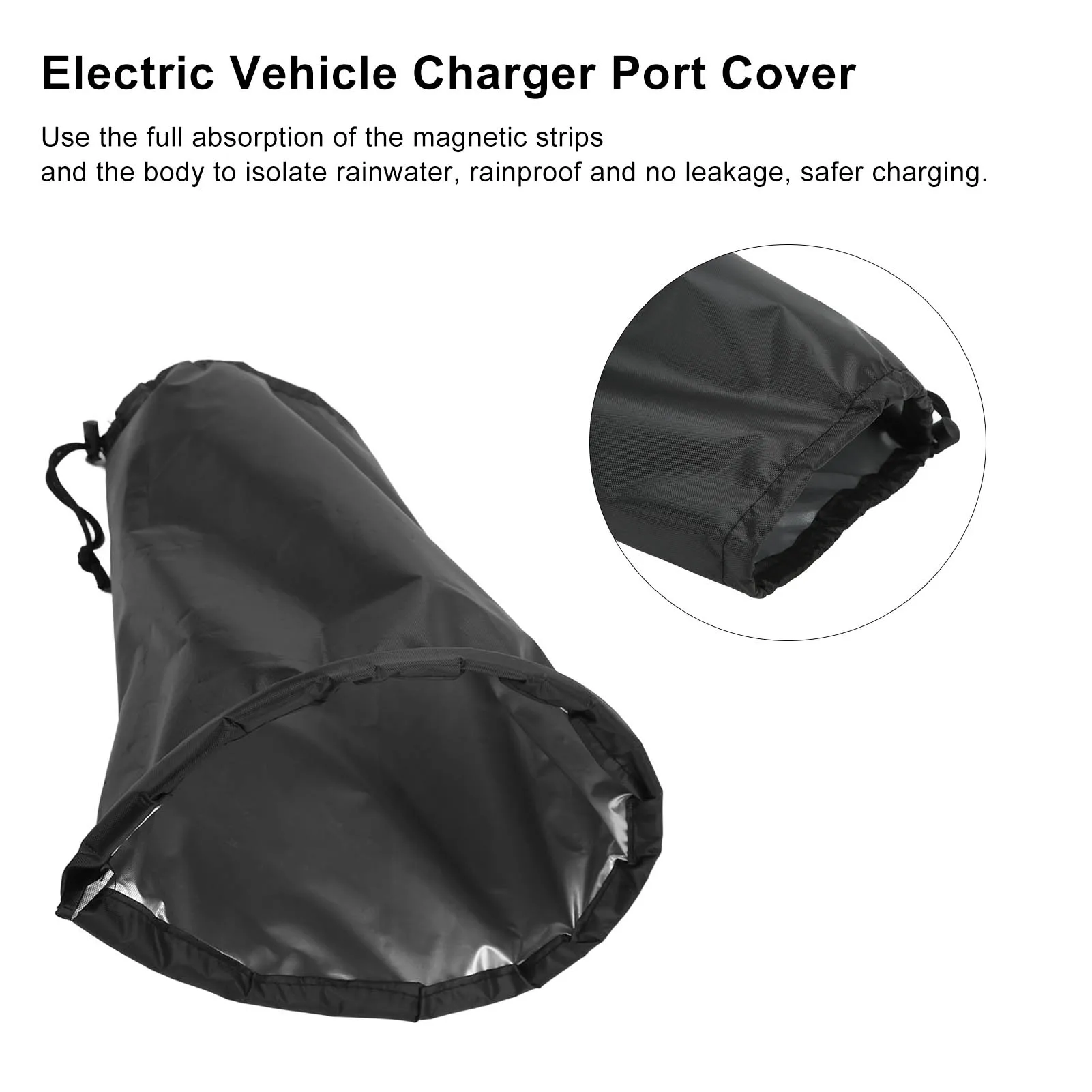EV Port Waterproof Cover Sun Dust Strong Magnetic Adsorption Electric Car EV Car Waterproof Cover car engine filter cover,car grille cover,car axle cover,car tail pipe cover