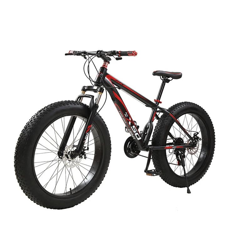 

olesale Suspension Fork Carbon steel sport bicycle Aluminum alloy Rim Snow cycle 9 speed fat mtb bike 26 fat tirecustom