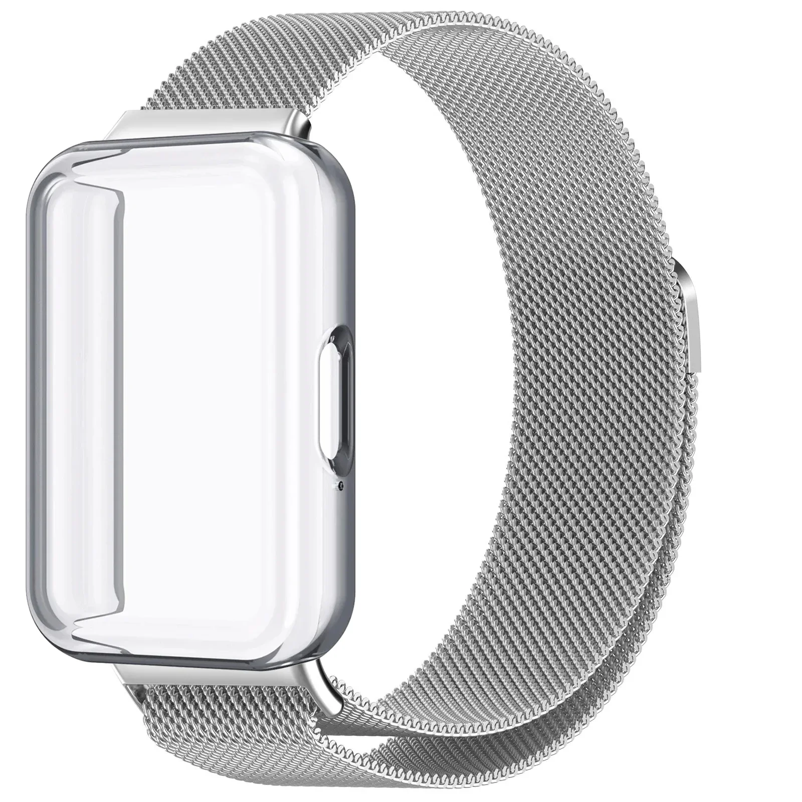 Magnetic Milanese Loop Strap with Screen Protector Cover