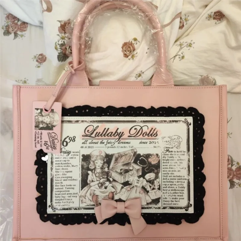 Rose Gold Bag Aesthetic Rose Gold Bags Aesthetic JIAERDI Lolita - Main Image