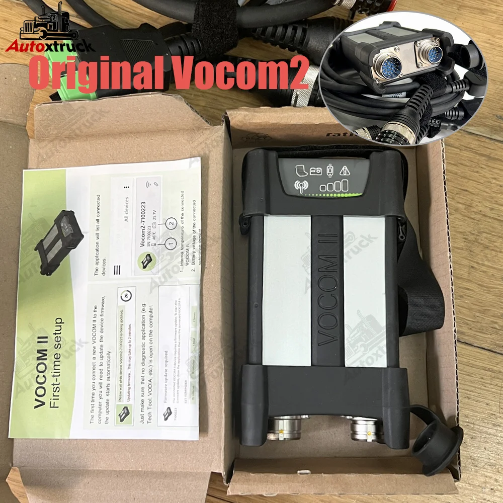 

Vocom 2 Original For Volvo Vocom II 2.8.150 Diagnostic Tool Vocom2 OBD2 Tool Truck Scanner Excavator Diagnostic tool