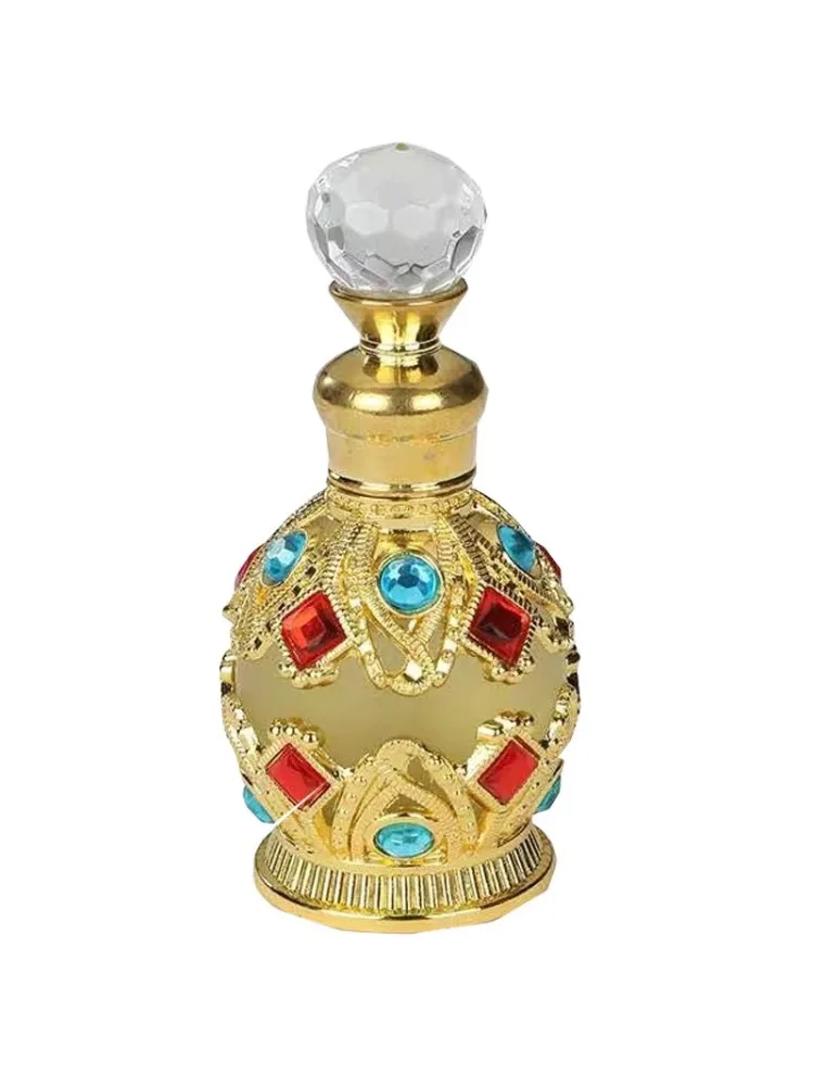 15ml Refillable Mini Essential Oil Roller Bottles – Portable Electroplated Carved Glass... - SKU CBGS1146 - UGI Packaging