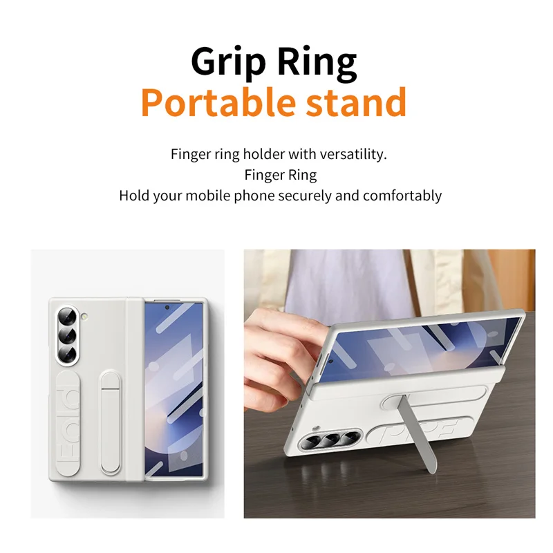 Premium Wristband Stand Case with Stylus Slot and Full Screen Protection Film