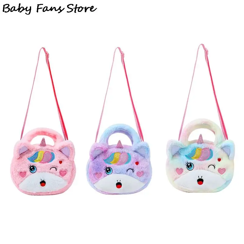 Soft Plush Unicorn Totes Children Animal Trendy Bag Kids Cute Handbags  Girls Winter Shoulder Purse Fashion New Year Party Bags - Plush Backpacks -  AliExpress