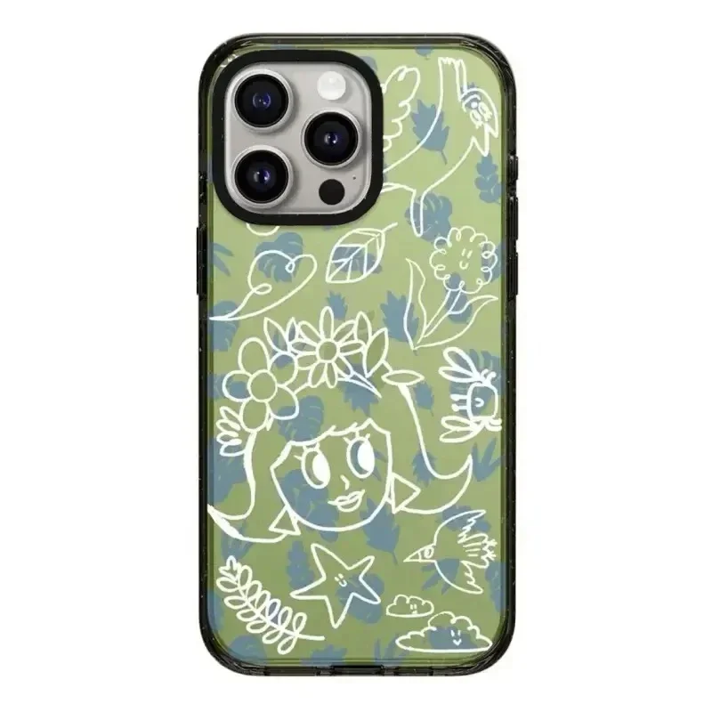 

Environmental Protection Acrylic Black Border iPhone 11 12 13 15 14 Pro Max Protective Case, Fits iPhone 15 Pro Max
