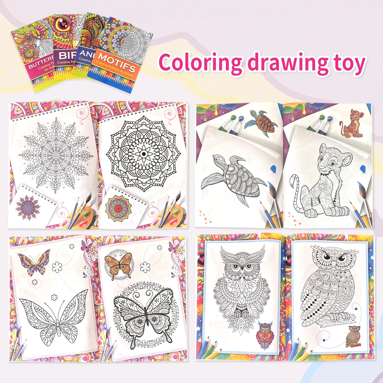 Adult Advanced Coloring Book – Creative Patterns 3