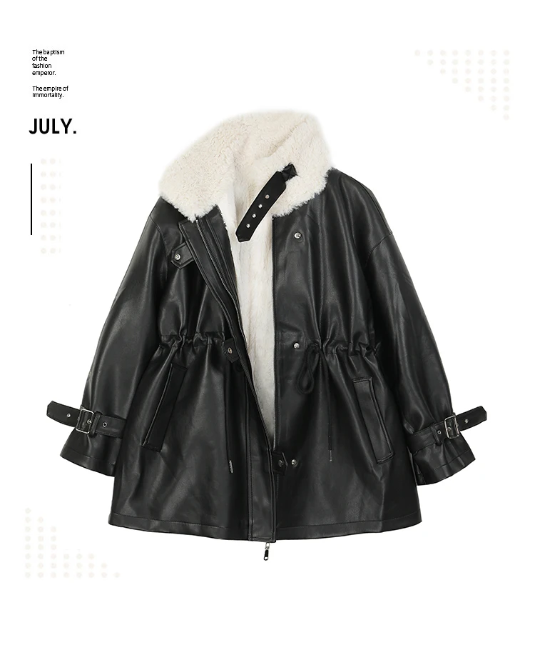 Jacket detail showcasing material and color