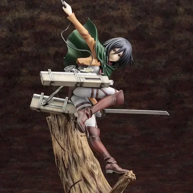 

Фигурка из игры «атака на Титанов», Mikasa Ackerman Levi, Artfx J Ackerman, поврежденная Боевая модель аниме, игрушки, кукла, рождественский подарок, игрушка