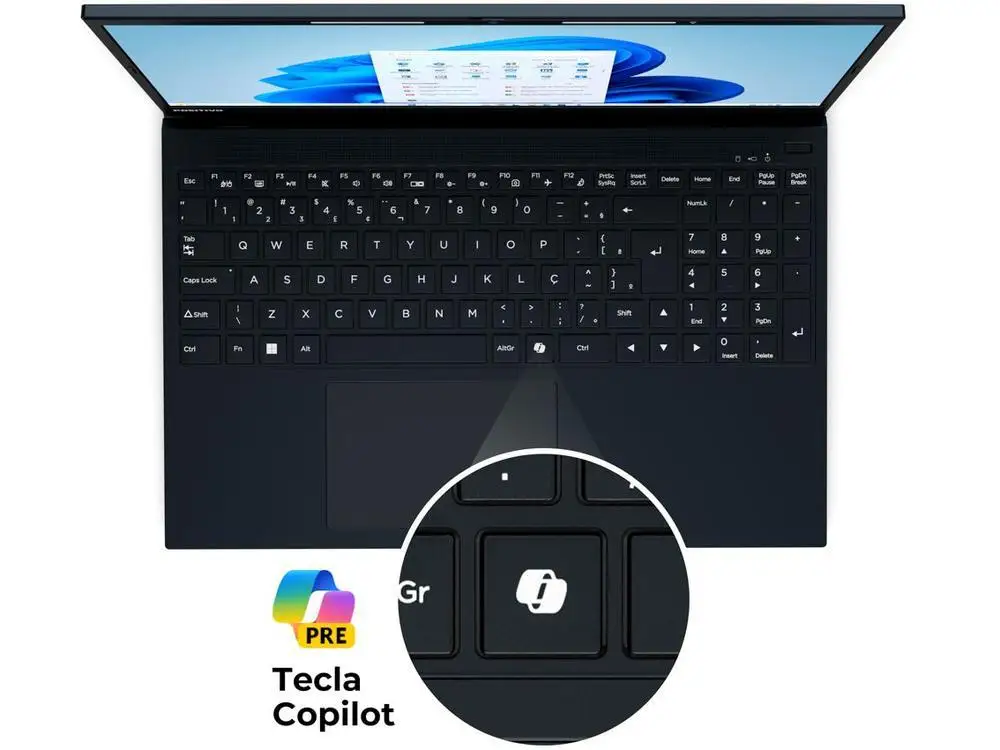 Positive Notebook Vision R15 R58256 A-15 AMD Ryzen 5 8GB RAM SSD 256GB 15,6 Full HD Windows 11 3002880 - Imagem 4