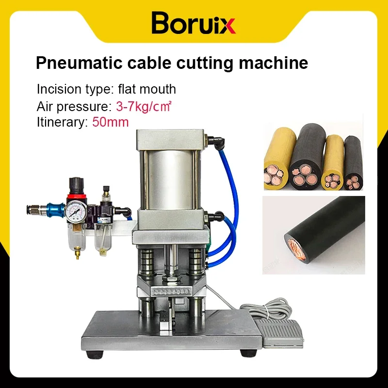 

XFSMDA 220V Pneumatic Large Square Cable Cutting Machine Automatic New Energy Vehicle Wiring Harness Cutting Sheath Wire Cutting